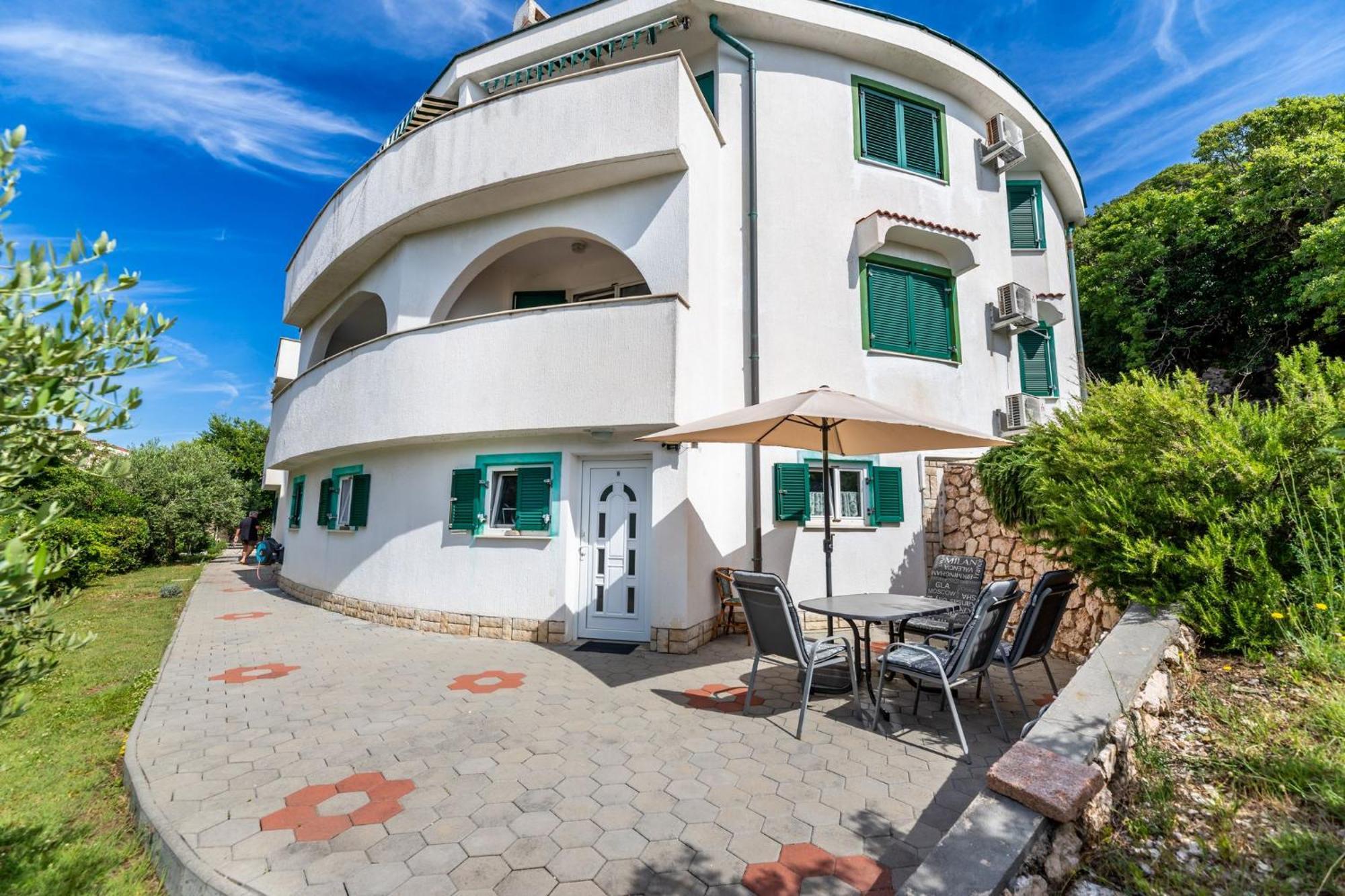 Apartments Oleander Kricin Baška Kültér fotó